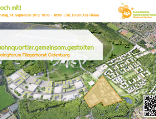 Jetzt vormerken: Dialogforum Fliegerhorst – wohnquartier.gemeinsam.gestalten am 14.09.2019