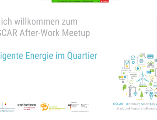 Digitales After-Work Meetup – OSCAR II „Intelligente Energie im Quartier”