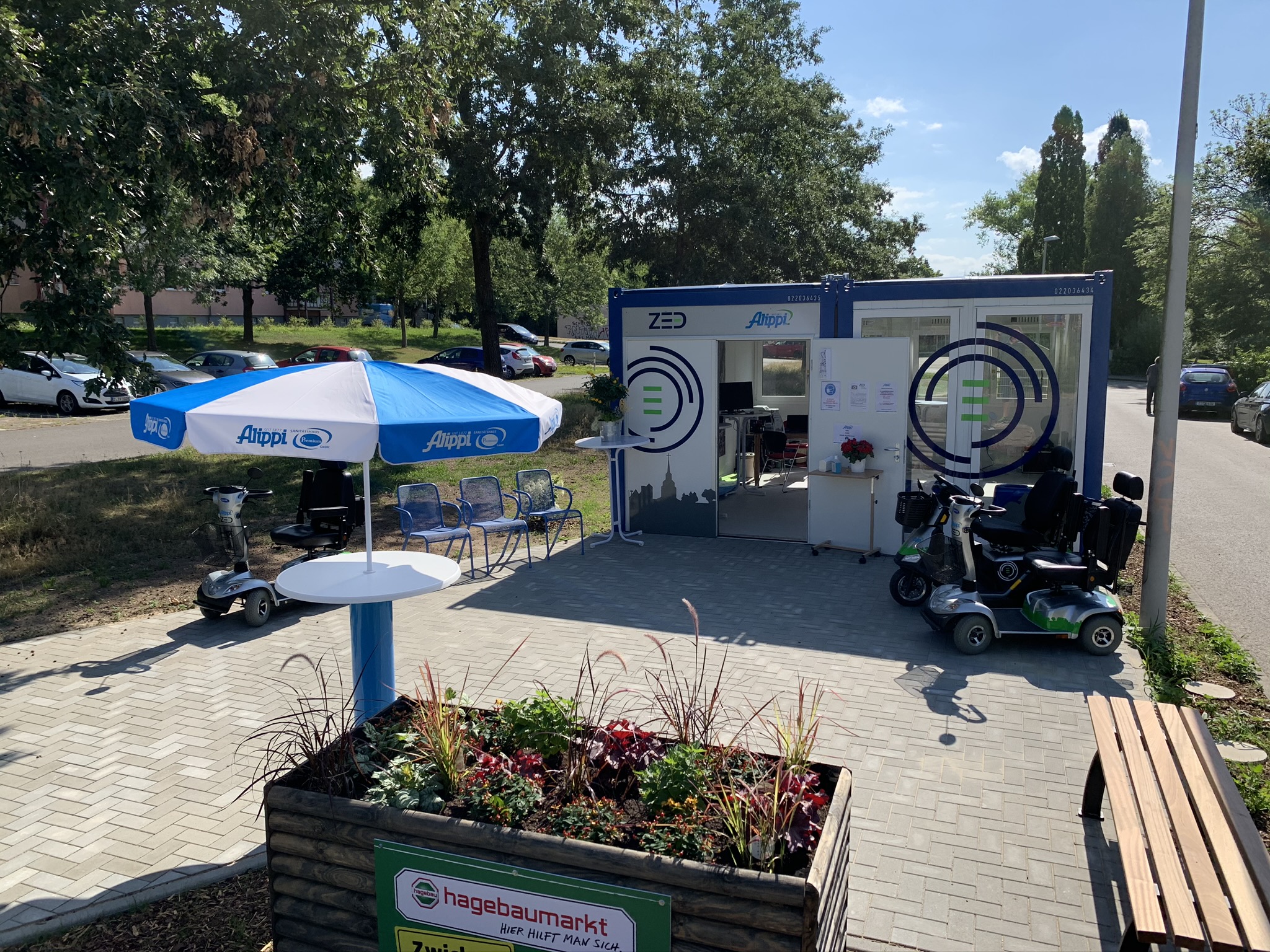 Mobilitätstation im Quartier Zwickau Marienthal, Bildquelle: Stadt Zwickau